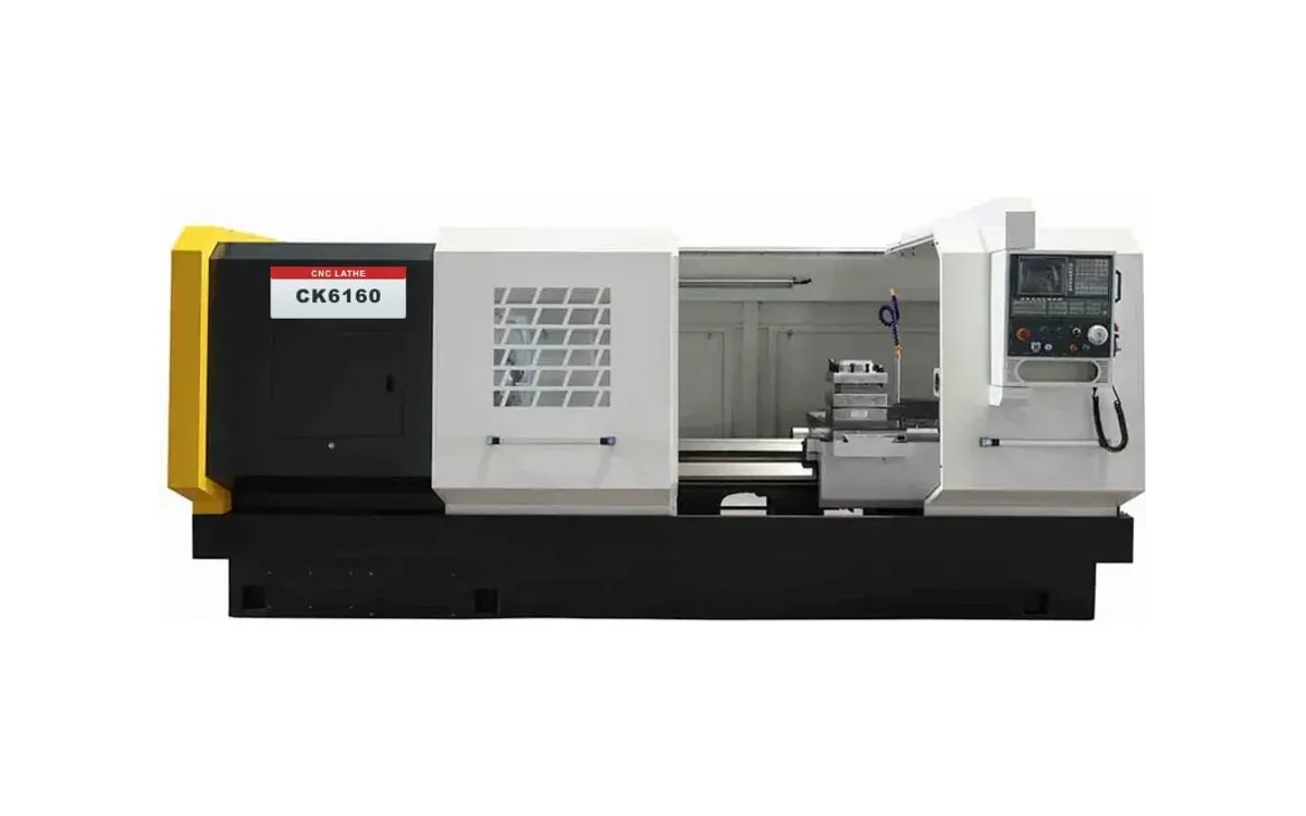 CK6160 - Heavy-Duty Large Swing Flat Bed CNC Lathe for Large Diameter Turning
